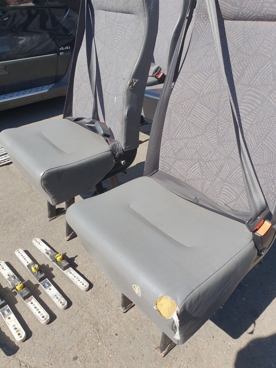 MINIBUS SEATS X8 CONVERSION + TRACKS + SEAT CLAMPS + WHEELCHAIR