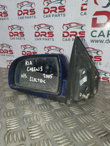 KIA CARENS DOOR WING MIRROR ELECTRIC IN BLUE PASSENGER 2002 - 2005