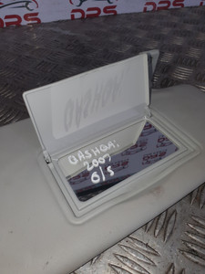 NISSAN QASHQAI SUN VISOR DRIVERS (O/S) 1.6 PETROL (2007 - 2013) J10