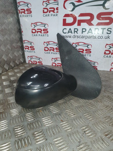 PEUGEOT 206 DOOR WING MIRROR IN BLACK MANUAL 1998 - 2009
