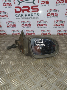 VAUXHALL CORSA B DOOR WING MIRROR MANUAL DRIVERS GENUINE PART 1993 - 2002