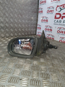 VAUXHALL CORSA B DOOR WING MIRROR PASSENGER MANUAL 1993 - 2000 VAUXHALL CORSA B DOOR WING MIRROR PASSENGER MANUAL 1993 - 2000