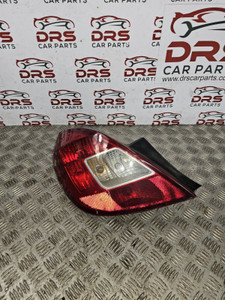 VAUXHALL CORSA D REAR LIGHT + BULB HOLDER 5 DOOR  PASSENGER NSR 2006 - 2014