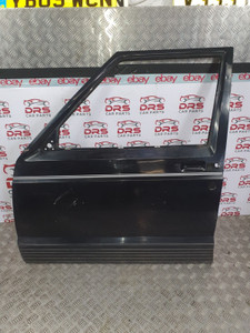 JEEP CHEROKEE DOOR (BARE) XJ PASSENGER FRONT NSF IN BLACK 1992 - 2000