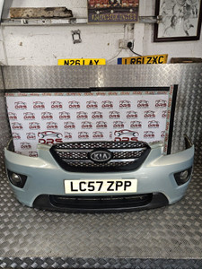 KIA CARENS MK2 FRONT BUMPER COMPLETE GREEN / BLUE (PAINT CODE A5) 2006 - 2010