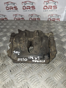 VAUXHALL VIVARO BRAKE CALIPER + CARRIER DRIVERS FRONT OSF TRAFIC 1.9  2001-2013