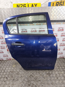 VAUXHALL CORSA D DOOR IN (BLUE Z21B) 5 DOOR DRIVERS REAR OSR (2006 - 2014) 