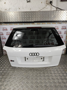 AUDI S3 8P TAILGATE BOOTLID 3 DOOR S-LINE QUATTRO (WHITE ABIS LY9C) 2004 - 2012