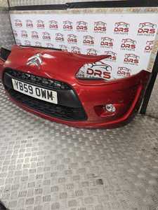 CITROEN C3 VTR+ MK2 FRONT BUMPER + FOG LIGHTS COMPLETE (RED EKQD) PRE FACELIFT