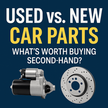 Used vs. New Car Parts: What's Worth Buying Second-Hand?