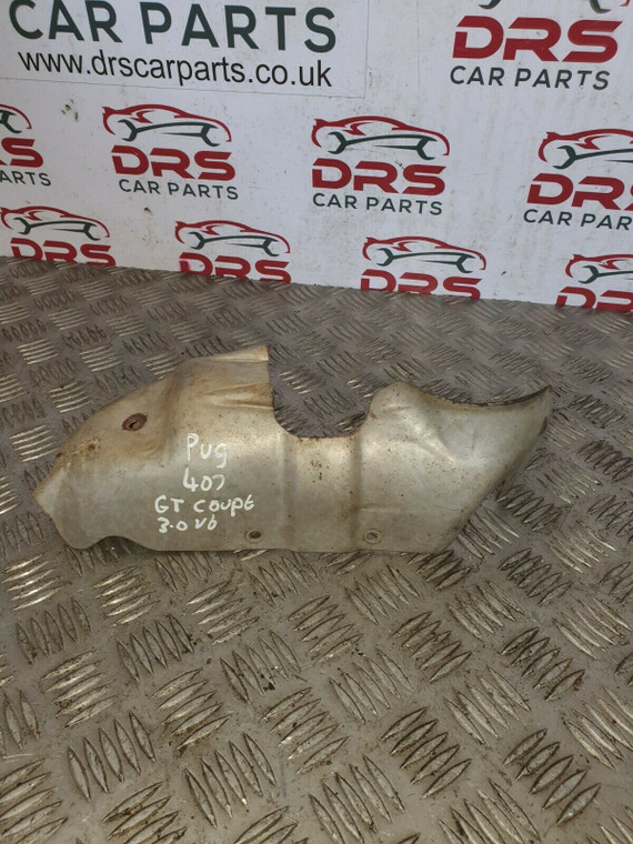 PEUGEOT 407 HEAT SHIELD REAR EXHAUST CAT CONVERTER 3.0 V6 GT COUPE 2005-2010