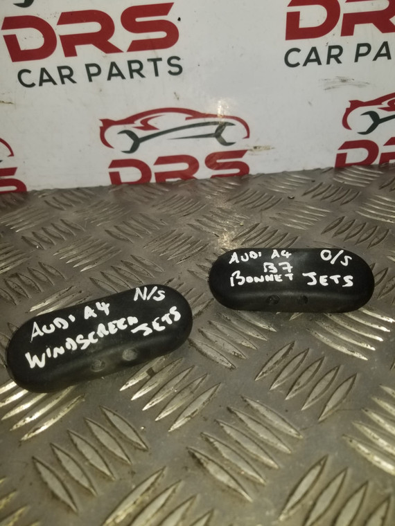 AUDI A4 WINDOW SCREEN WASHER JETS (PAIR) BONNET AVANT B7 S LINE ESTATE 2.0T 2004 - 2009