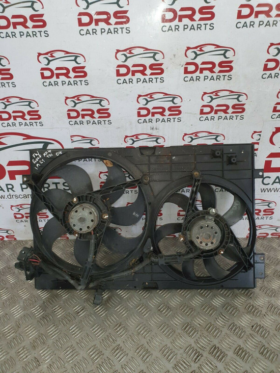 VW GOLF MK4 RADIATOR COOLING FANS 1.9 TDI 2007 - 2004