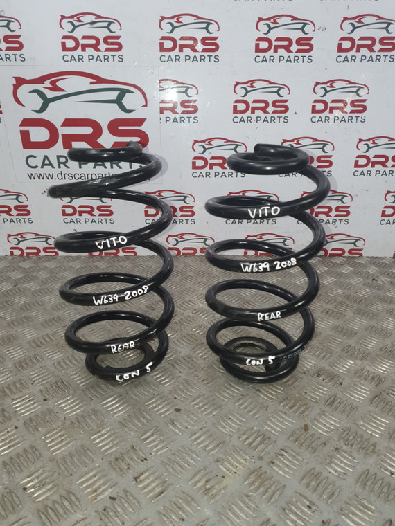 MERCEDES VITO PAIR OF REAR COIL SPRINGS 111 2.2 DIESEL W639 (2003 - 2012)