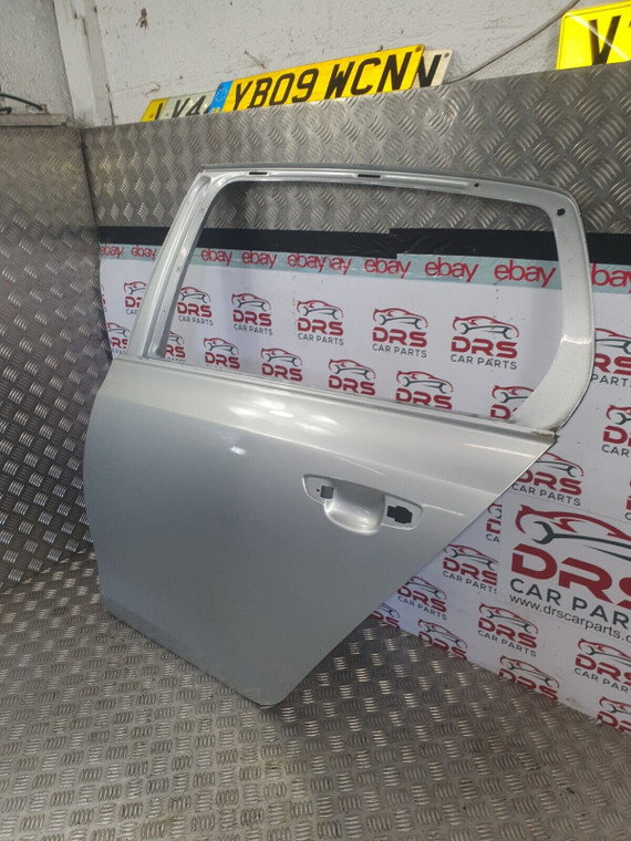 VW GOLF MK6 DOOR (BARE) SILVER 5 DOOR PASSENGER REAR NSR 2008 - 2012