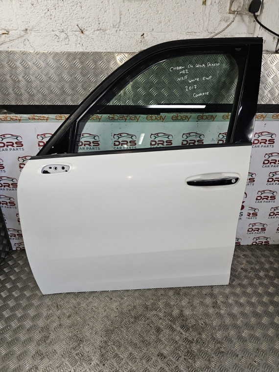 CITROEN C4 GRAND PICASSO MK2 DOOR (COMPLETE) WHITE EWP PASSENGER FRONT LEFT NSF