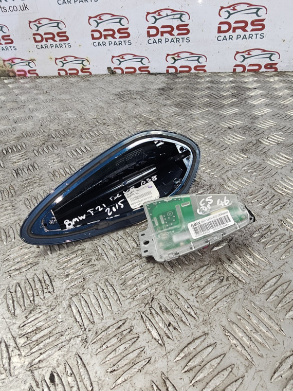 BMW 1 SERIES ROOF FIN AERIAL + COVER COMPLETE F20 F21 (BLUE B38) 2012 - 2019