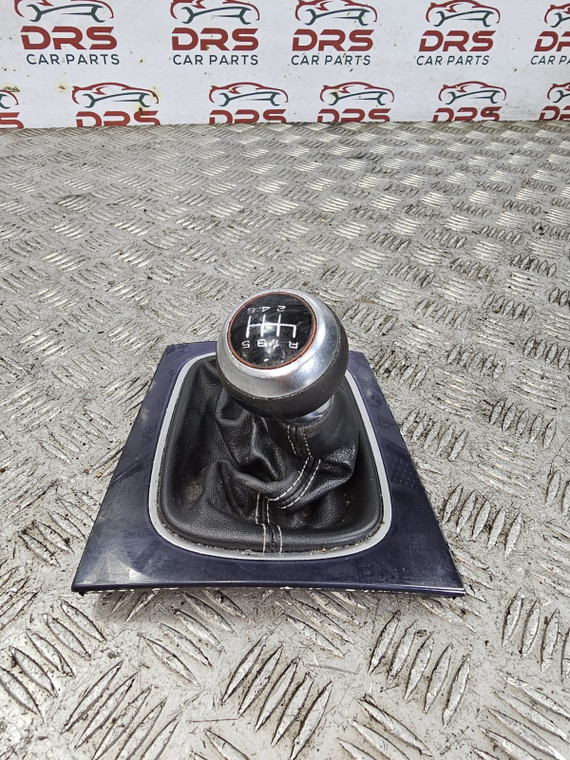 AUDI S3 S-LINE BLACK EDITION GEAR KNOB + LEATHER GAITOR 6 SPEED MANUAL 8P 08-12