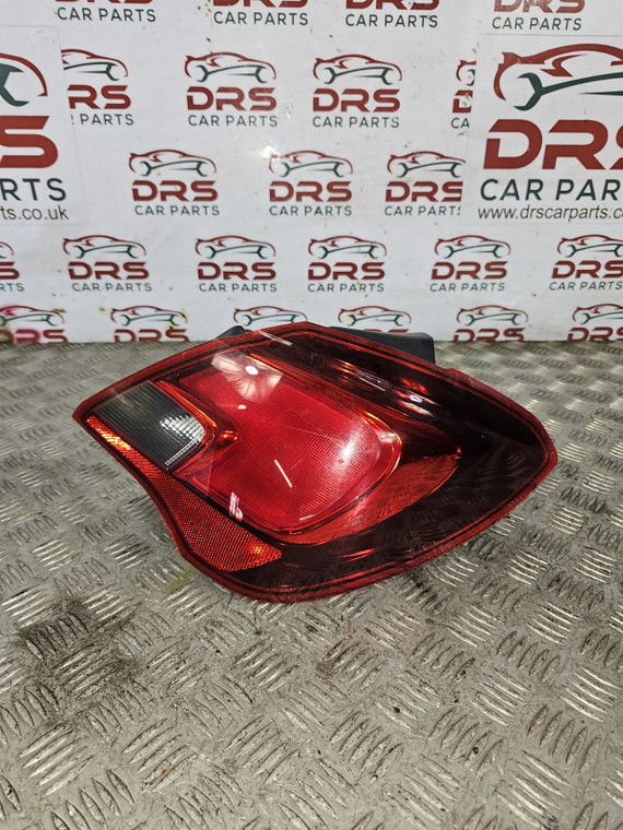 VAUXHALL CORSA E REAR LIGHT + BULB HOLDER 5 DOOR OUTER (13428448) DRIVERS OSR