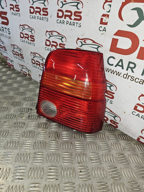 VW LUPO REAR LIGHT UNIT + BULB HOLDER 3 DOOR DRIVERS RIGHT OSR (1998 - 2005)