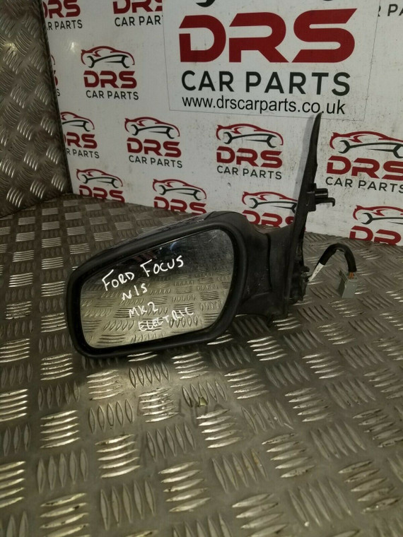 FORD FOCUS DOOR WING MIRROR MK2 ELECTRIC IN BLUE PASSENGER N/S (2006)