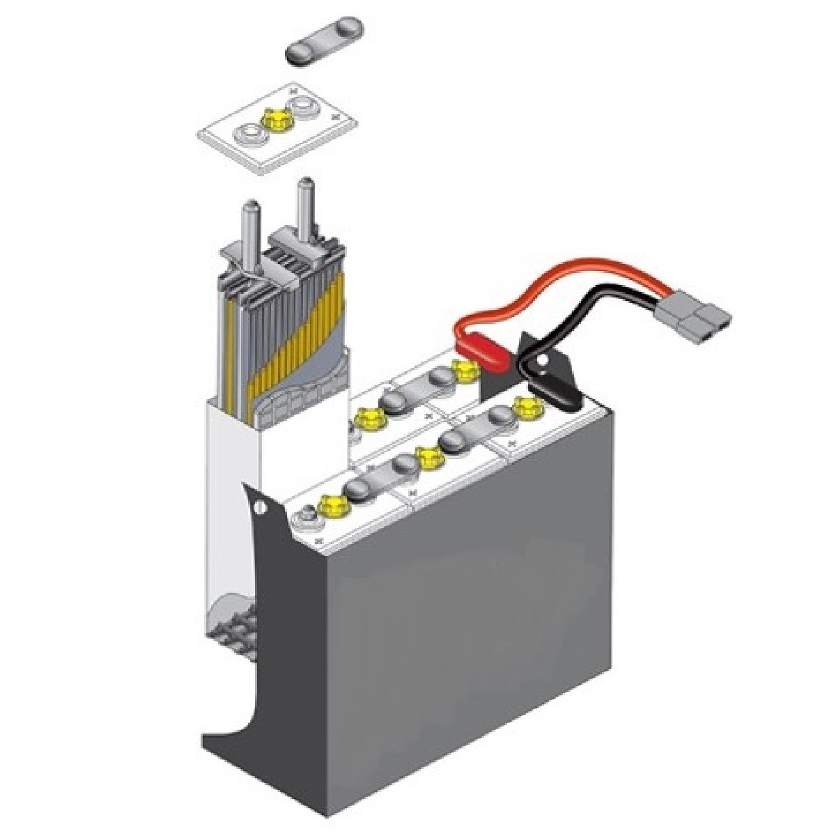 24-125-13-a 48V 750Ah Forklift Battery (6hr) | ForeverPure