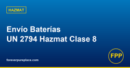 Cómo Enviar una Batería de Montacargas: Guía Completa UN 2794 Hazmat Clase 8