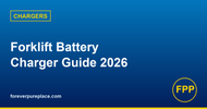Forklift Battery Charger Guide 2026: 24V, 36V, 48V, 80V Selection & Setup