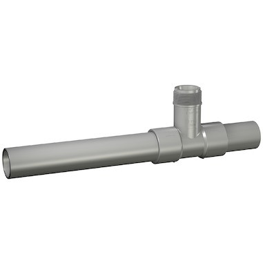 Signet Tee with pipe, CPVC 0.75"