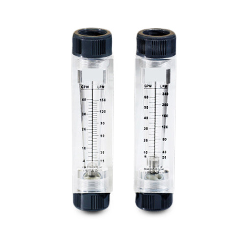 Flow Meter, 6 - 60 Gallons Per Minute, 1-1/2" NPT, Inline, Square Body