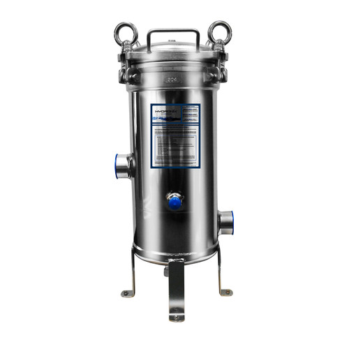 Hydronix SS304 Filter Housing 20", 7 Round, 150PSI, 2" FNPT