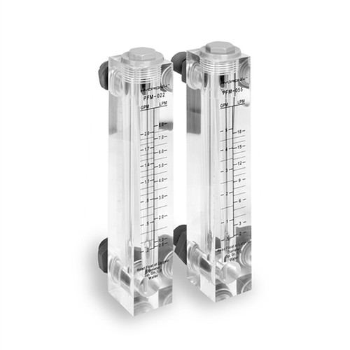 Panel Mount Flowmeter 0.2 - 2 GPM 3/8" MNPT