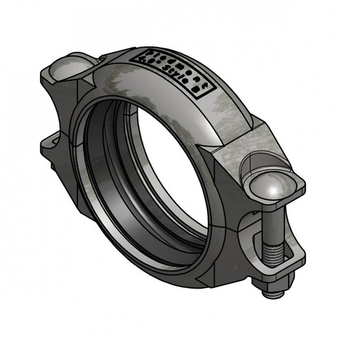 Piedmont grooved pipe Style B Coupling, 1 inch, 600 psi, 316 Stainless Steel