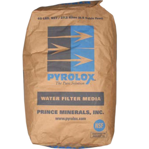 Pyrolox Iron Removal Media, 1/2 Cubic Foot Box
