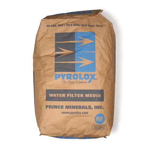 Pyrolox Iron Removal Media, 1/2 Cubic Foot Bag (60 lb.)