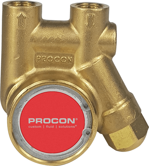 Procon 104C240F11BC Brass Rotary Vane Water Pump, 240 GPH, 60 to 99 PSI