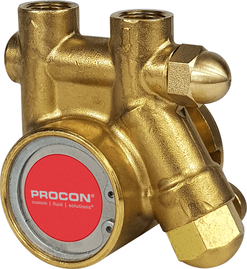Procon 101E060F12BC Brass Rotary Vane Water Pump, 60 GPH, 60 to 99 PSI Relief Valve