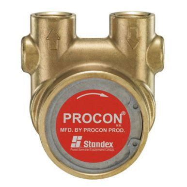 Procon 104E265G12BC Brass Rotary Vane Water Pump, 265 GPH, 60 to 99 PSI Relief Valve