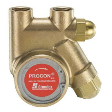 Procon 101B015F12XX Brass Rotary Vane Water Pump, 15 GPH, No Relief Valve