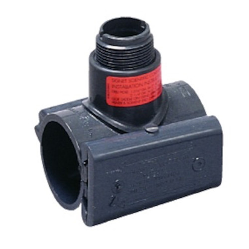 Signet PVC Clamp-on Saddle SCH 80, PVC 6.0", 198150579