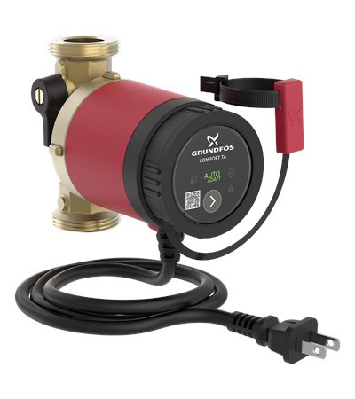 Grundfos COMFORT 10-16 TA BU/LC Hot Water Recirculation Pump (P/N 98420224)