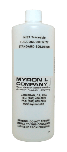 Myron L KCl Standard Solution 70,000µS/84,983ppm — NIST Traceable, 1 Quart