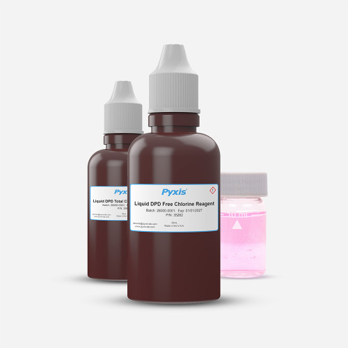 Pyxis Lab LIQUID DPD Chlorine Reagent (Free or Total) Dropper Test Kit