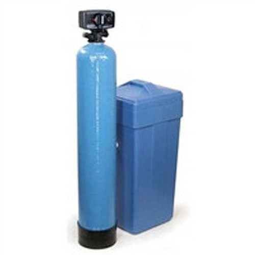 Fleck 5600 Meter Control Water Softener-- 24,000 Grain, Mineral Tank, Yoke, and Basket Distributor