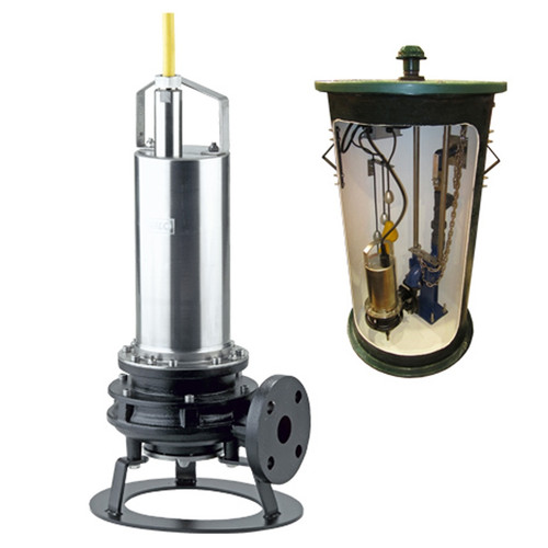 Wilo 6045127 -- Submersible Grinder Pumps MTS 40E/143 1.25in, 4HP, 3 Phase, 460V EAN/UPC 4044966471999