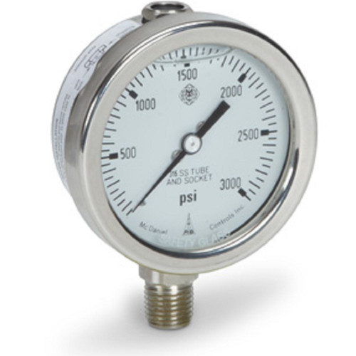 CAT Pumps 6076 GAUGE,6000PSI SS 300F