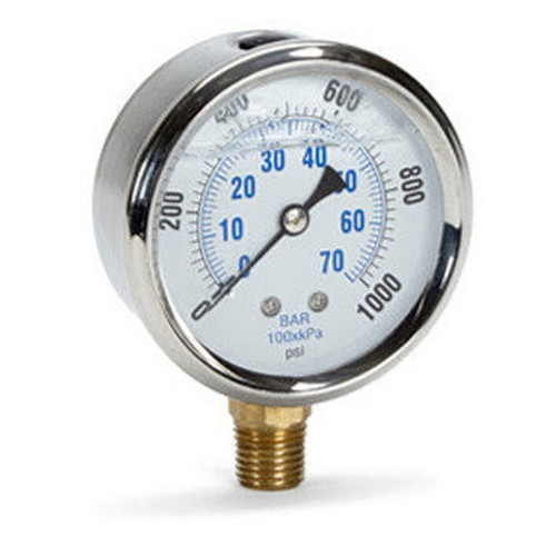 CAT Pumps 6091 GAUGE,1000PSI BB B BOTTOM MNT