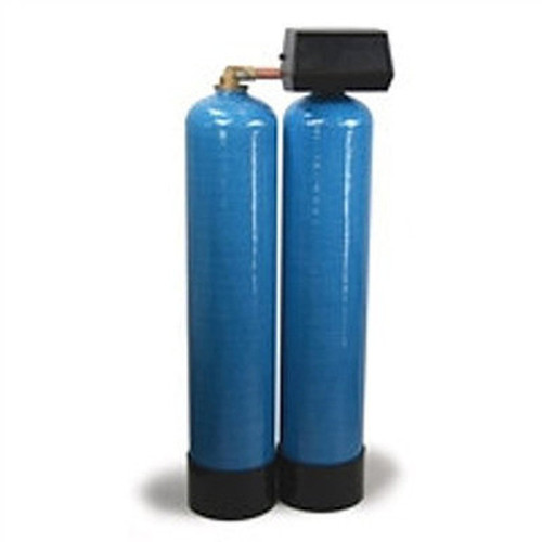 Fleck 9000 Meter Control Twin-Alternating Water Softener-- 64,000 Grain, Twin Mineral Tanks, Bypass and Turbulator