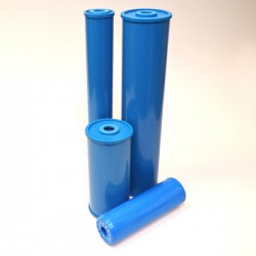 Aries Acid Washed Granular Activated Carbon (GAC) General Purpose Cartridges, 4.5" x 10", Blue, (Case of 8)