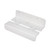 Bracket White 9.25 W x 5.25 D x 2.30 H Double Housing, Bend Down